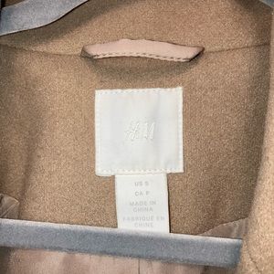 Long H&M winter trench coat.